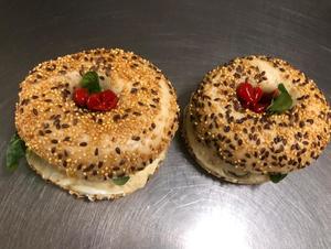 Bagels aux oeufs